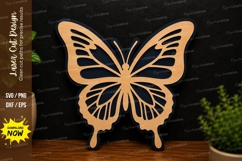 Butterfly Silhouette Art laser cut svg File butterfly Product Image 1