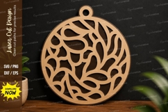 Abstract Tree Ornament laser cut svg File abstract tree svg Product Image 1