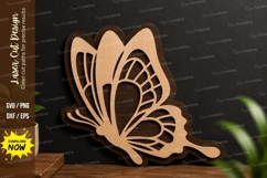 Elegant Butterfly Art laser cut svg File elegant butterfly Product Image 1