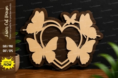 Geometric Circle Ornament laser cut svg File geometric Product Image 1