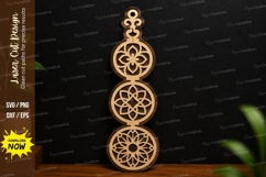 Decorative Arch Window SVG | Elegant Laser Cut Hanging Frame Product Image 1