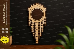 Boho Dreamcatcher SVG | Hanging Laser Cut Wall Decor boho Product Image 1