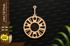 Sunburst Ornament SVG Laser Cut Wall Decor sunburst ornament Product Image 1