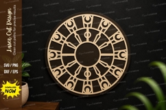Geometric Circle Mandala Laser Cut SVG Design geometric Product Image 1