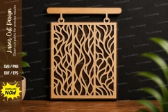 Abstract Sliding Panel Laser Cut SVG Design abstract panel Product Image 1