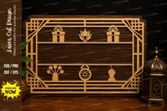 Birthday Gift Frame Laser Cut SVG Design birthday frame svg Product Image 1