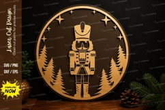 Nutcracker Ornament Laser Cut SVG Design nutcracker svg Product Image 1