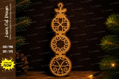 Decorative Hanging Ornament Laser Cut SVG ornament svg Product Image 1