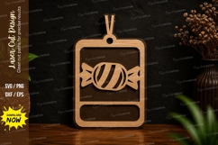 Candy Gift Tag SVG Laser Cut Svg Design candy tag svg, gift Product Image 1