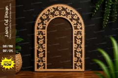 Floral Arch Frame SVG Laser Cut Svg Design floral arch svg Product Image 1