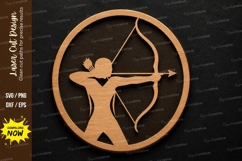 Archer Target SVG Laser Cut Svg Design archer target svg Product Image 1