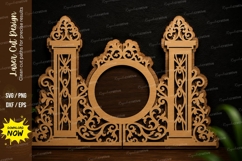 Decorative Palace Frame Laser Cut Svg Design palace frame Product Image 1