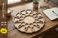 Floral Panel Laser Cut SVG laser cut svg, floral panel Product Image 1