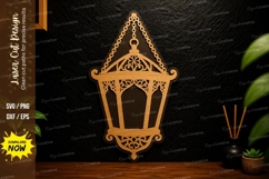 Decorative Lantern Laser Cut Svg Design lantern svg, decorat Product Image 1