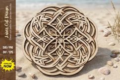Celtic Knot Laser Cut SVG laser cut svg, celtic knot Product Image 1