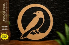 Bird Circle Laser Cut SVG Design bird circle svg, bird Product Image 1