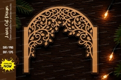 Decorative Arch Laser Cut SVG Design decorative arch svg Product Image 1