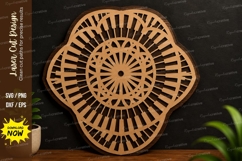 Decorative Piano Wheel Laser Cut SVG Design decorative piano Product Image 1