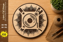 Retro Camera Circle Laser Cut SVG Design camera svg, retro Product Image 1