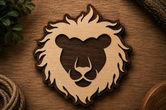  Majestic Lion Head Laser Cut Svg File Design lion head svg Product Image 1