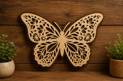 Butterfly Laser Cut SVG File butterfly svg design, insect Product Image 1
