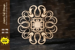 Geometric Wall Laser Cut SVG laser cut svg, geometric wall Product Image 1