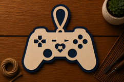 Gaming Controller Ornament Laser Cut SVG File gaming Product Image 1