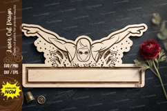 Swimming Medal Holder SVG Laser Cut Design Product Image 1
