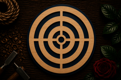 Target Bullseye Symbol Laser Cut SVG File target svg, bullse Product Image 1