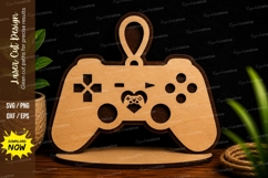 Gaming Controller Ornament Laser Cut SVG File gaming control Product Image 1