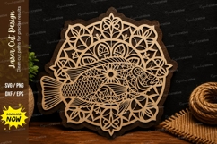 Gothic Raven Arch Window Laser Cut SVG File gothic raven svg Product Image 1