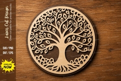 Tree of Life Circle laser cut svg File tree of life laser Product Image 1