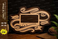 Cassette Tape Retro Frame Laser Cut SVG File cassette tape Product Image 1