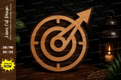 Target Bullseye Laser Cut SVG Design target svg, bullseye Product Image 1