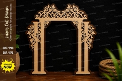 Ornate Wedding Arch Laser Cut Svg Design wedding arch svg, Product Image 1