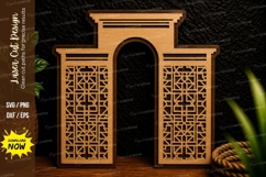 Ornamental Archway Frame Laser Cut Svg Design ornamental Product Image 1