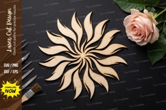Abstract Ring Laser Cut SVG laser cut svg, abstract ring Product Image 1