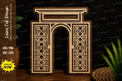Decorative Pergola Arch Laser Cut Svg Design pergola svg Product Image 1