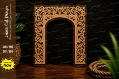 Floral Arch Frame Laser Cut Svg Design floral arch svg Product Image 1