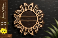 Butterfly Frame Laser Cut File, butterfly frame laser cut Product Image 1