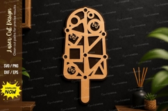 Geometric Popsicle Laser Cut File geometric popsicle laser Product Image 1