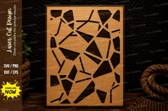 Abstract Geometric Panel Laser Cut Svg Design geometric pane Product Image 1