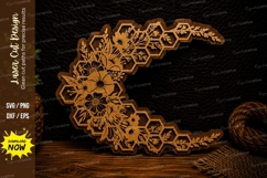 Mountain Elk Forest Scene Laser Cut Svg Design elk forest sv Product Image 1