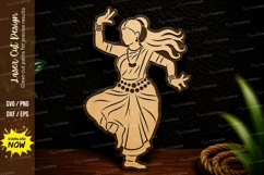 Traditional Folk Dancer Laser Cut SVG Design folk dancer svg Product Image 1