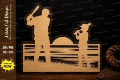 Sunset Family Photographer Laser Cut SVG Design family photo Product Image 1