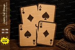 Playing Cards Laser Cut SVG Design playing cards svg, poker Product Image 1
