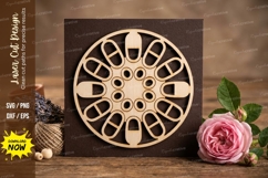 Decorative Ring Laser Cut SVG laser cut svg, decorative ring Product Image 1