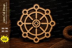 Sacred Geometry Circle Laser Cut SVG Design sacred geometry Product Image 1