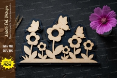 Flower Stand Decor laser Cut svg Cutting file, flower stand Product Image 1
