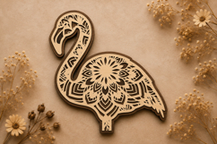 Gecko Mandala Laser Cut SVG Design gecko svg, gecko mandala Product Image 1